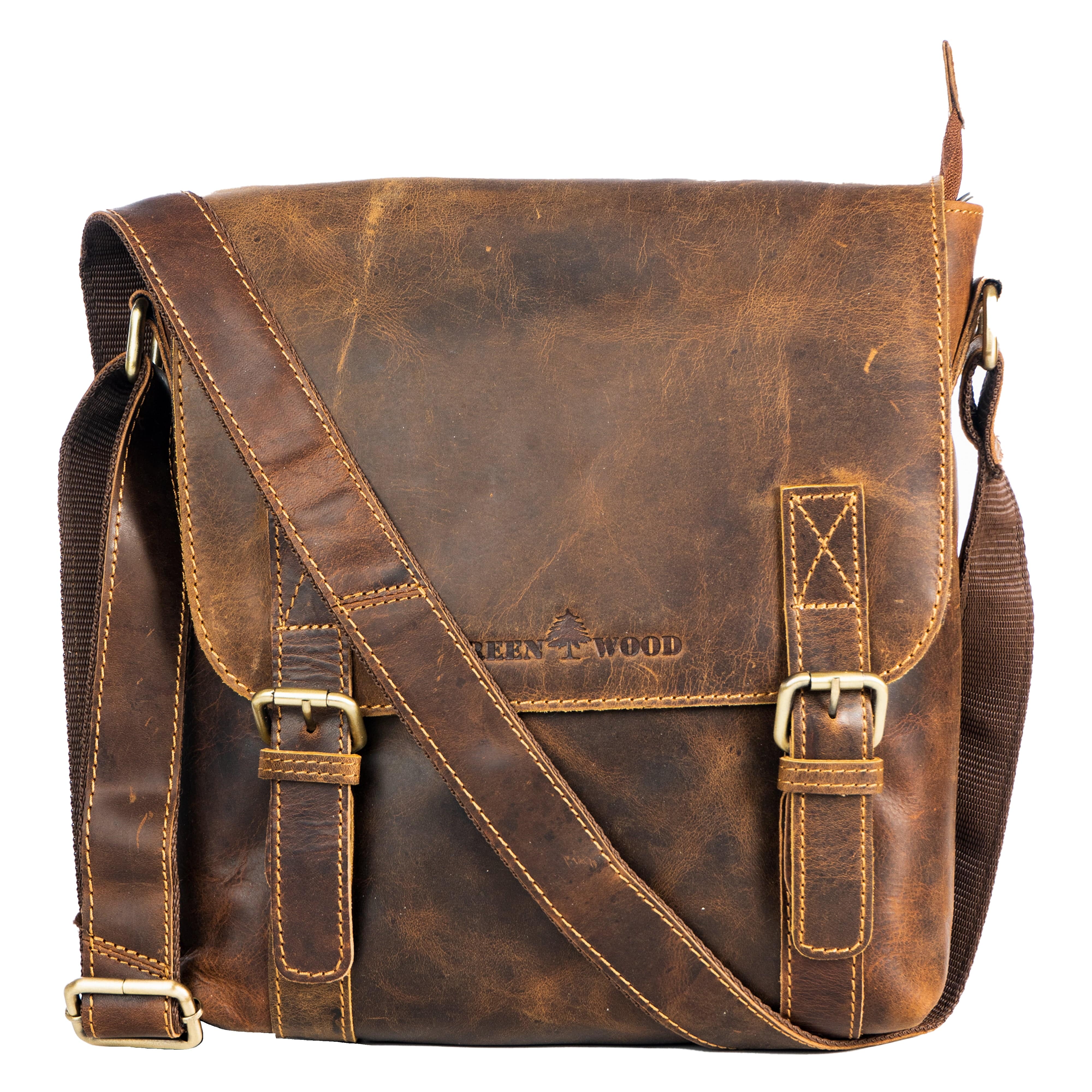 Leather Shoulder Bag Rowville - Sandel GW196650SAN