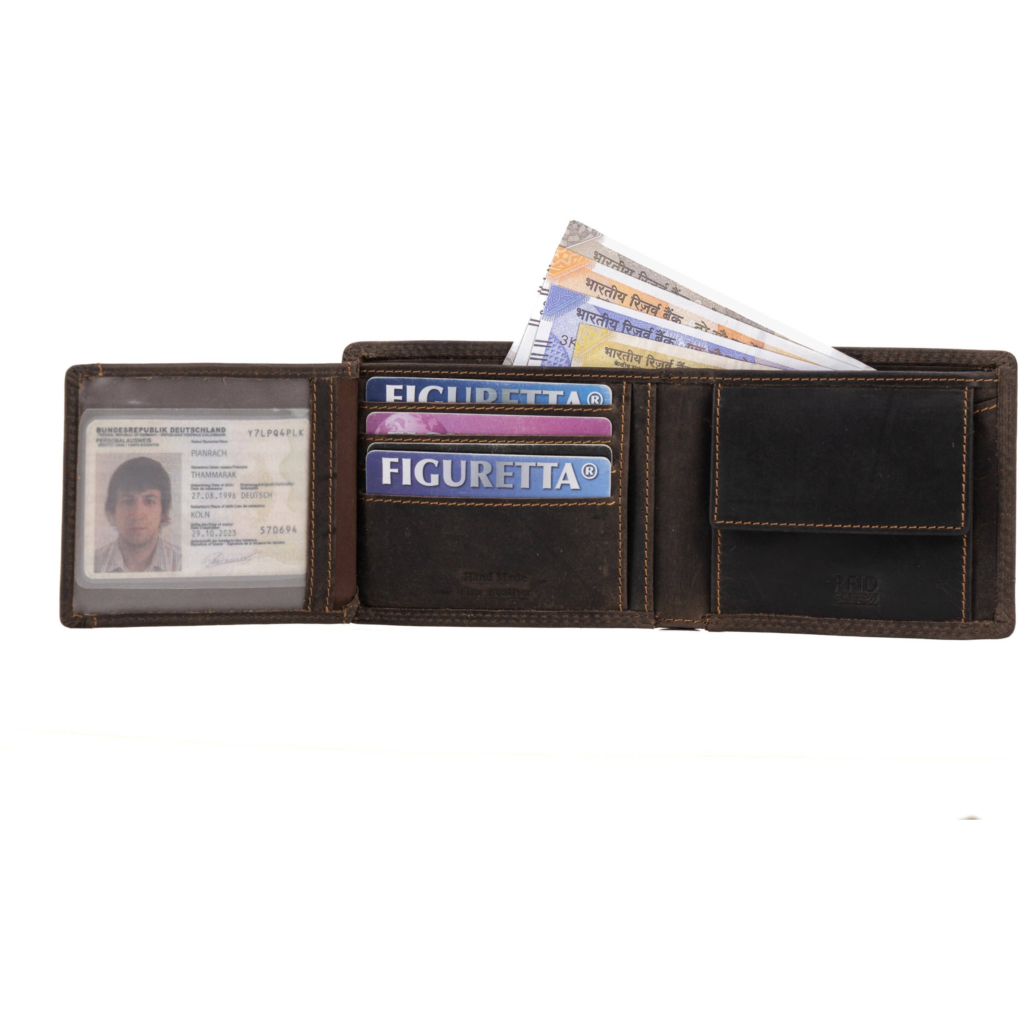 Leather Wallet Brown GW2427BRN