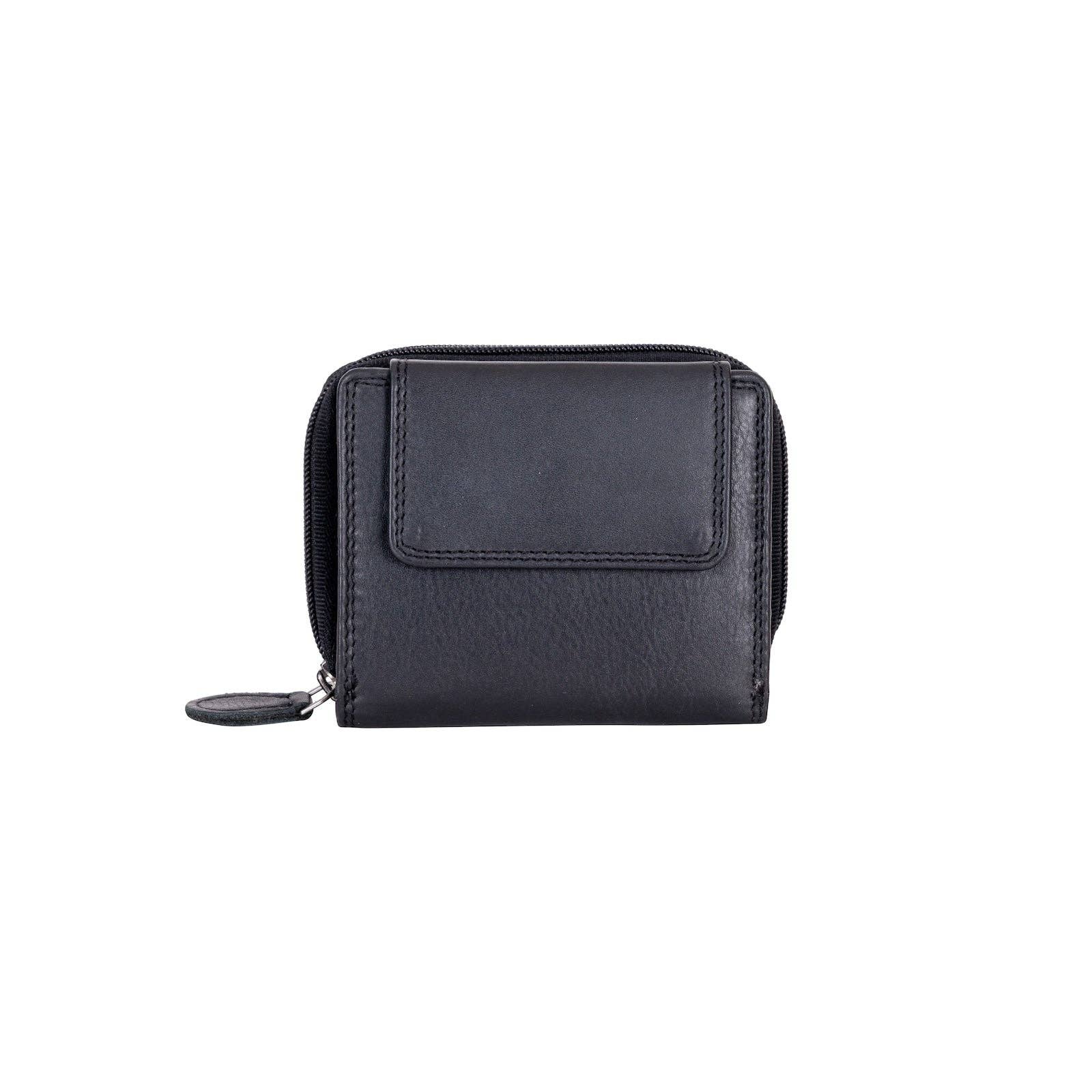Greenwood Leather AU - Women's Leather Wallet Tina - Balck