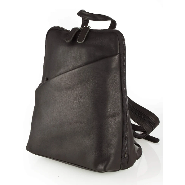 Greenwood Leather AU - Leather Women's Backpack Claire - Black GW658816BLK