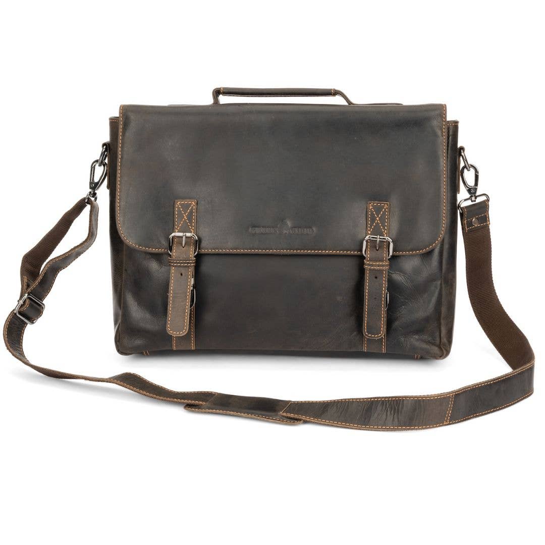 Leather Laptop Bag Portland - Brown GW196653BRN