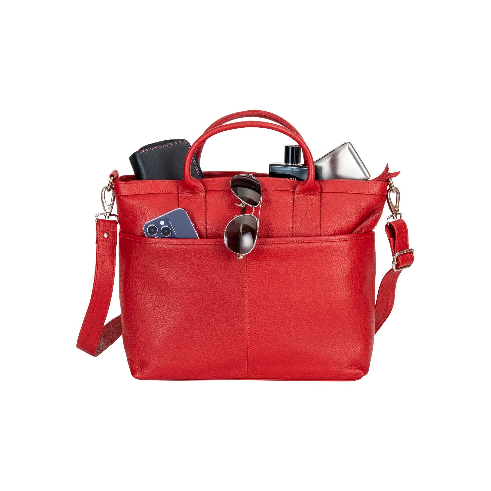 Greenwood Leather AU - Greenwood Leather Scarlett Tote Bag GW2068RED