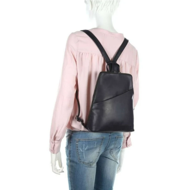 Greenwood Leather AU - Leather Women's Backpack Claire - Black GW658816BLK