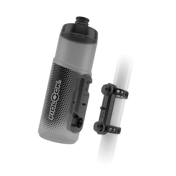 Fidlock Twist Bottles With Fidlock Logo Front + Twist Uni Base** (Set) Smoke