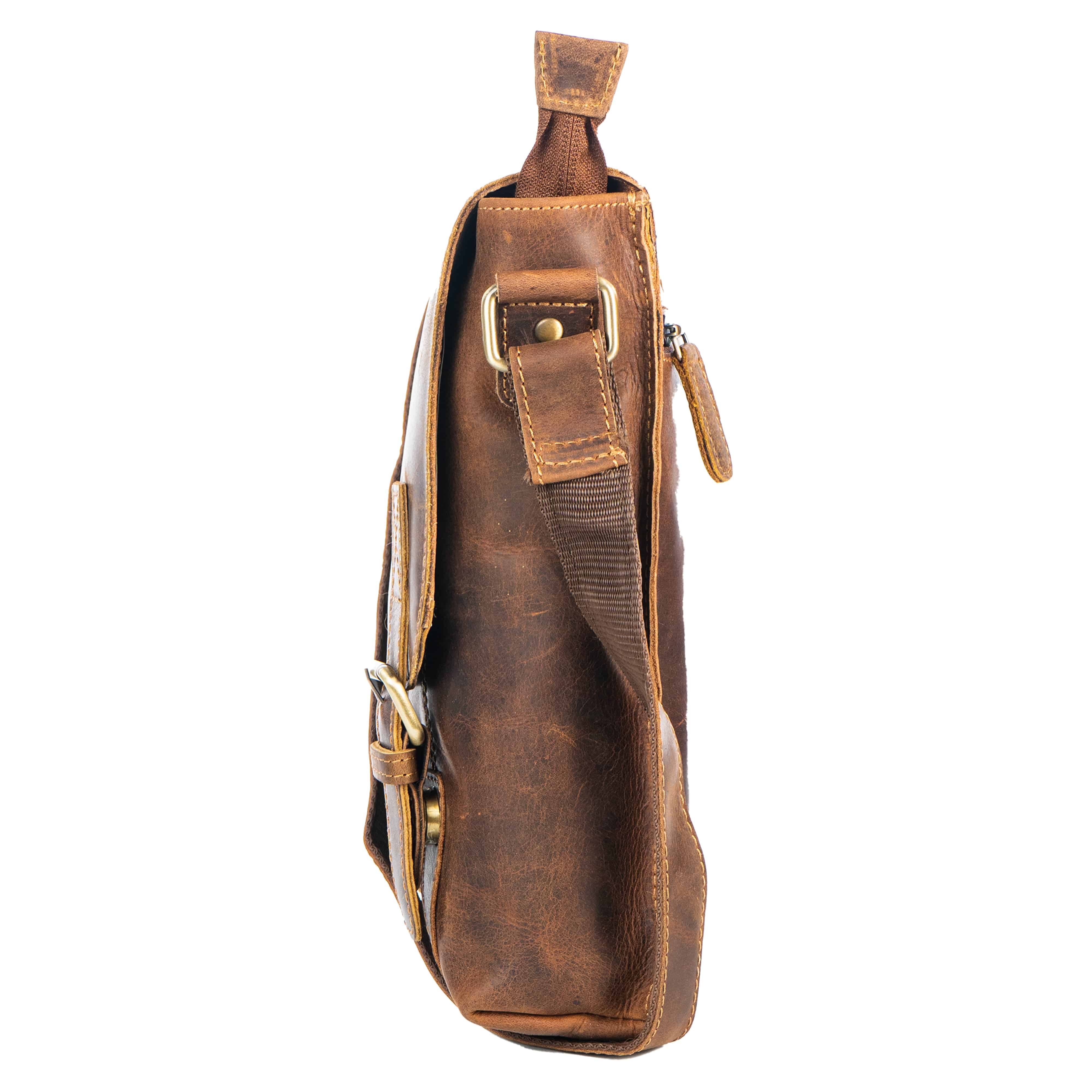Leather Shoulder Bag Rowville - Sandel GW196650SAN