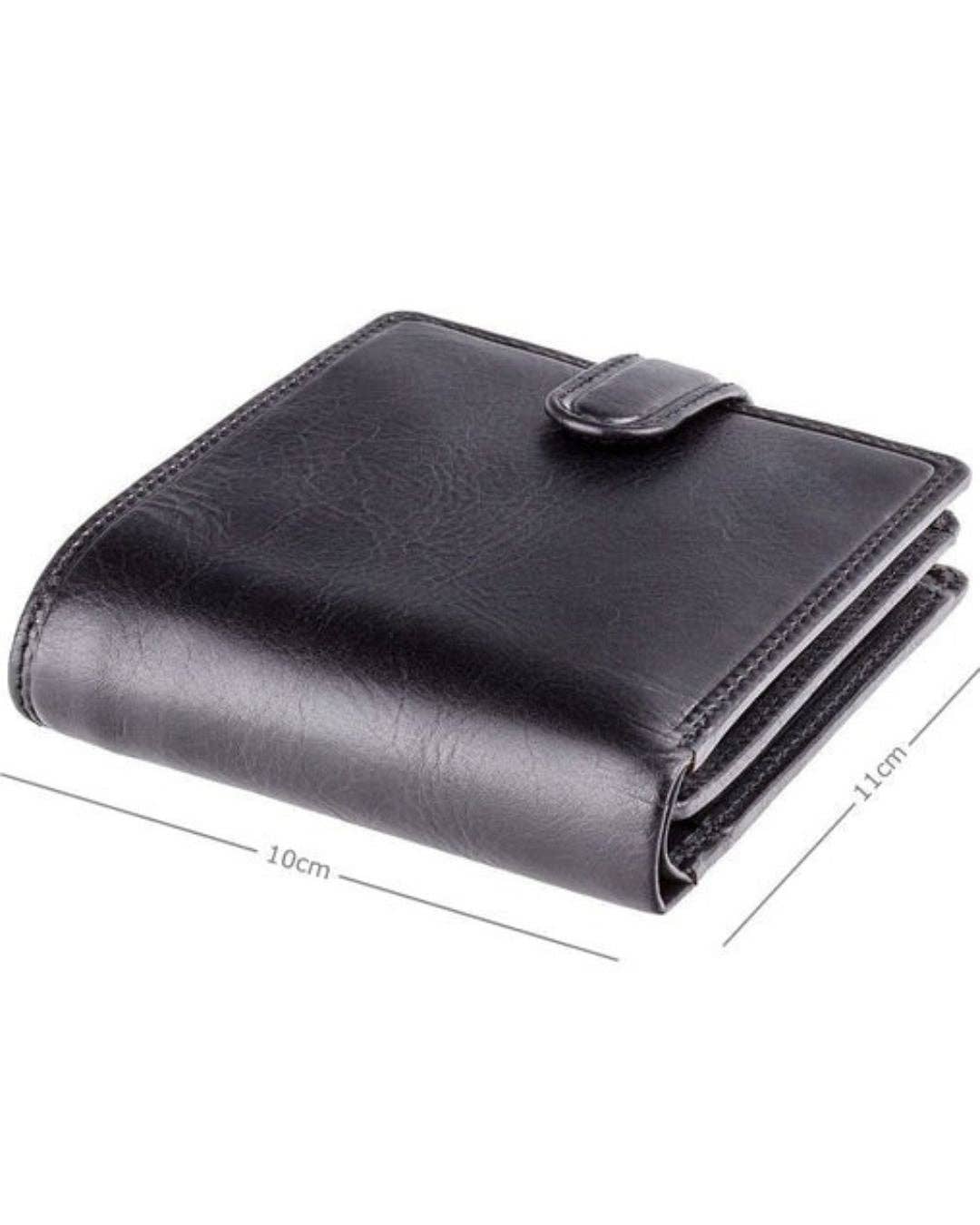 Greenwood Leather AU - Greenwood Heritage Collection Men's RFID Leather Bifold Wallet – Black