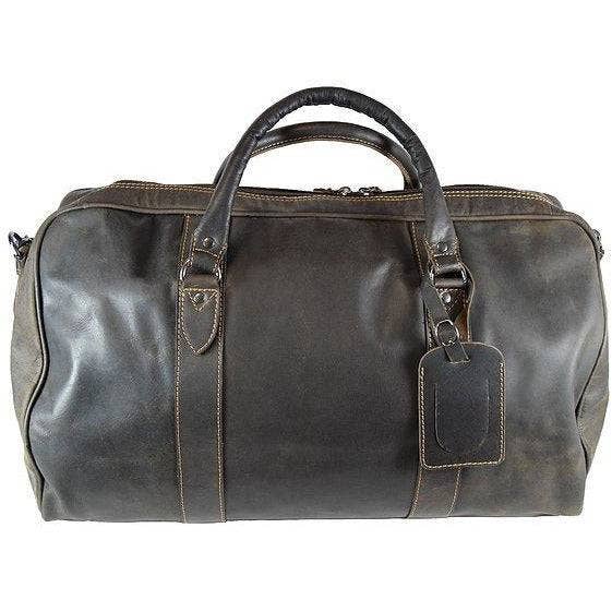 Greenwood Leather AU - Leather Weekend Travel Bag Wilson - Brown GW12795BRN