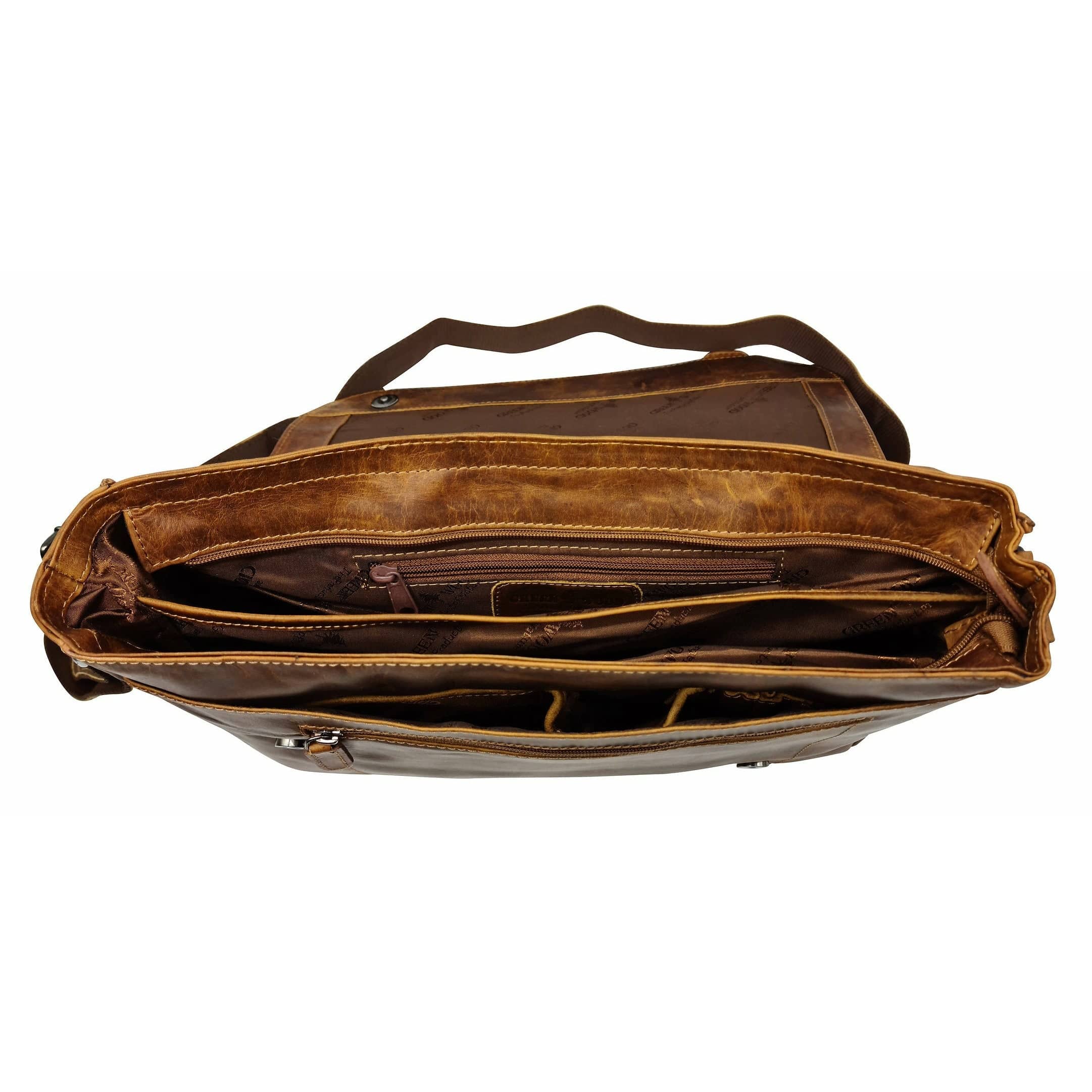 Greenwood Leather AU - Leather Shoulder Bag - Martin Camel GW837CAM