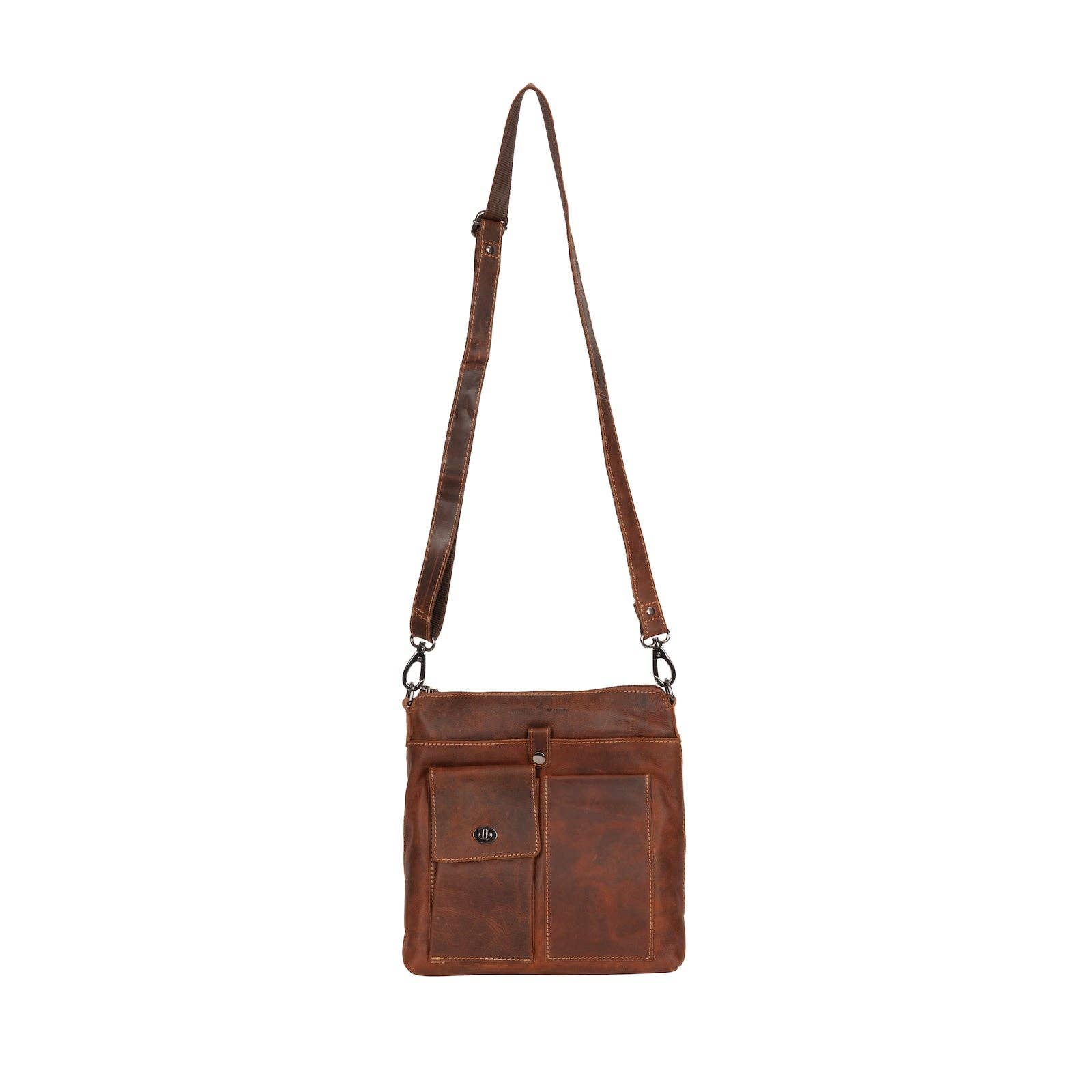 Greenwood Leather AU - Leather Shoulder Bag Tauranga - Sandal LD012SAN