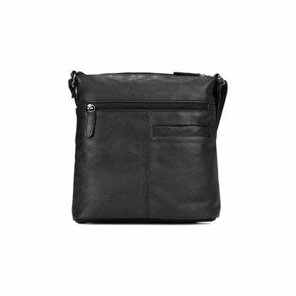 Greenwood Leather AU - Ladies Cross Body Leather Bag GW6817BLK