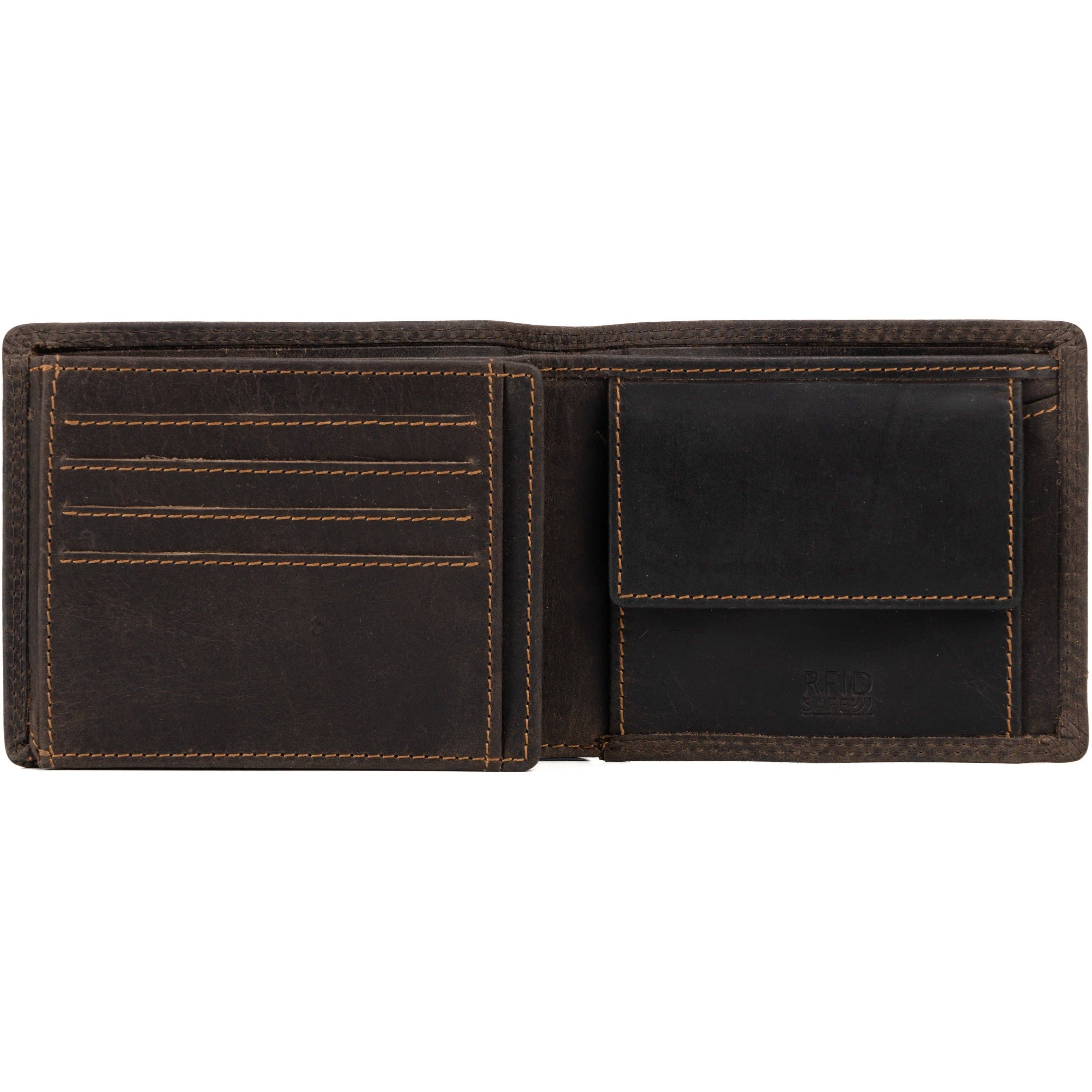 Leather Wallet Brown GW2427BRN