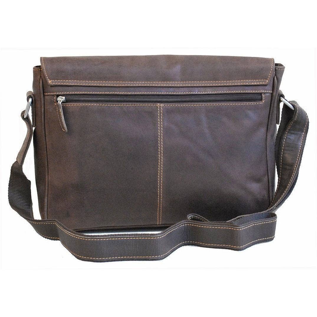 Greenwood Leather AU - Leather Laptop Bag Berlin - Brown GW588BRN