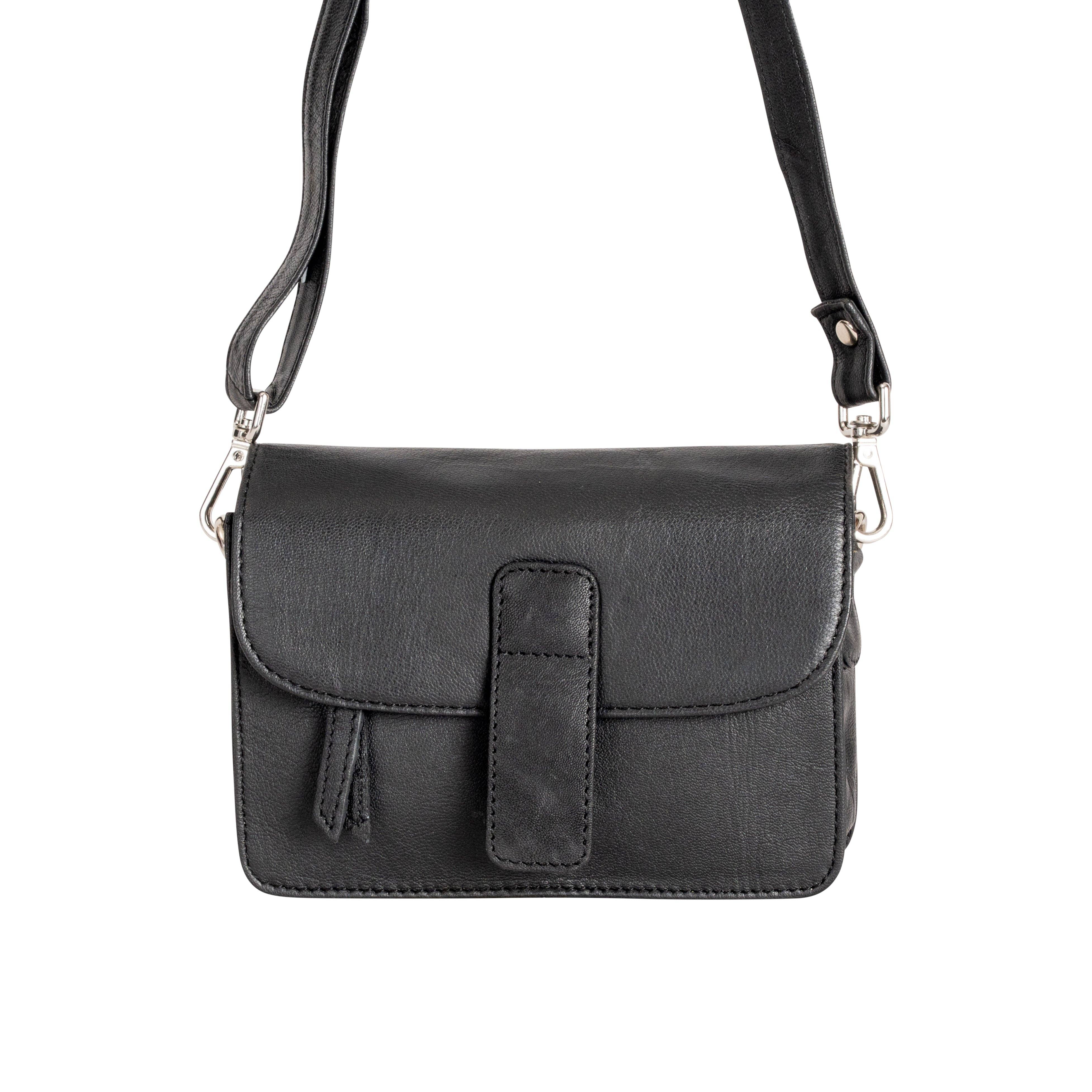 Greenwood Leather AU - Leather Mobile Bag GW6814 Black