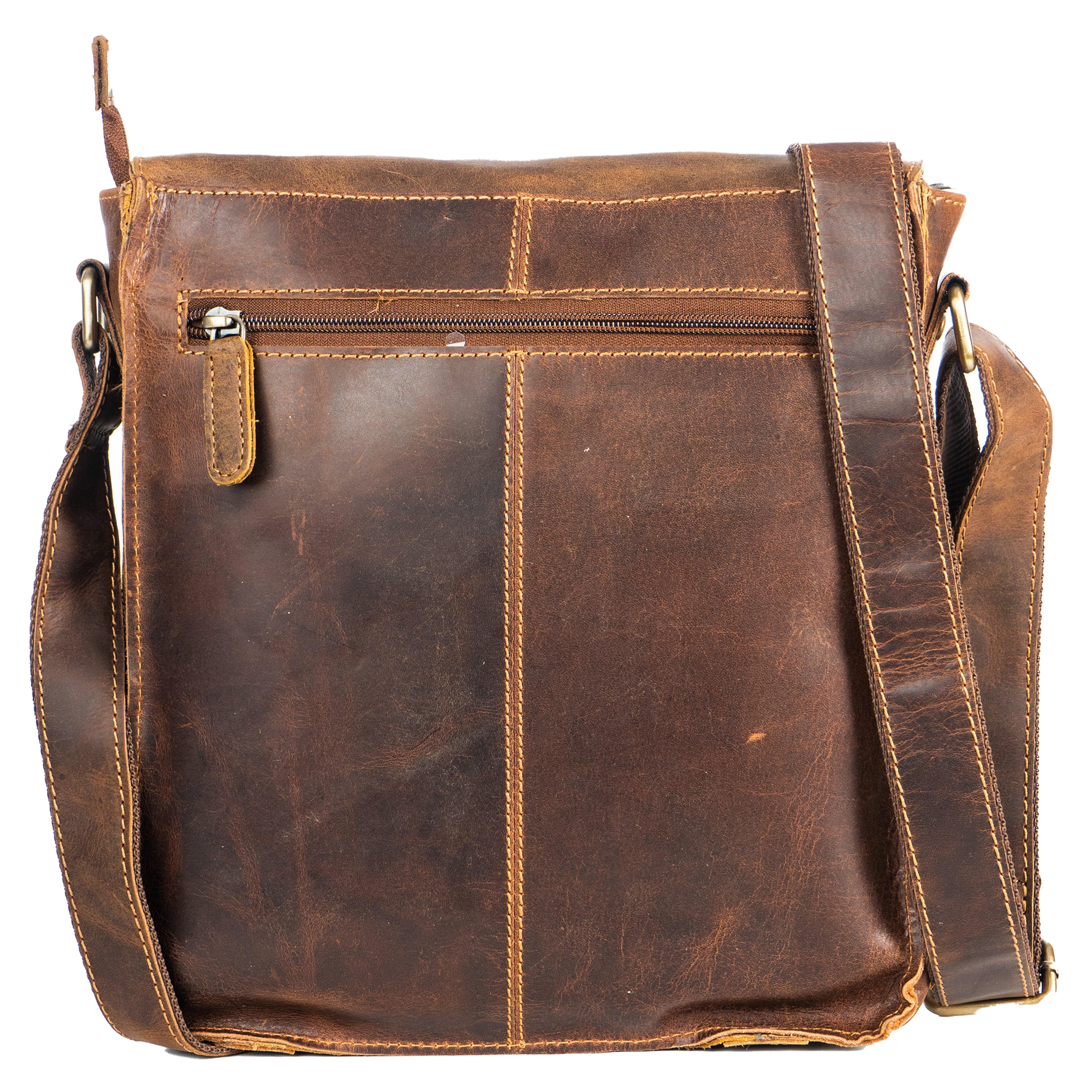 Leather Shoulder Bag Rowville - Sandel GW196650SAN