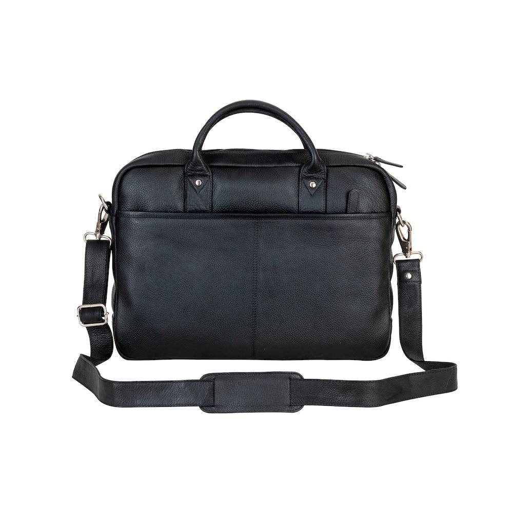 Greenwood Leather AU - Wildera Leather “Regent” Laptop Bag – Premium Full-Grain Leather Briefcase (17")