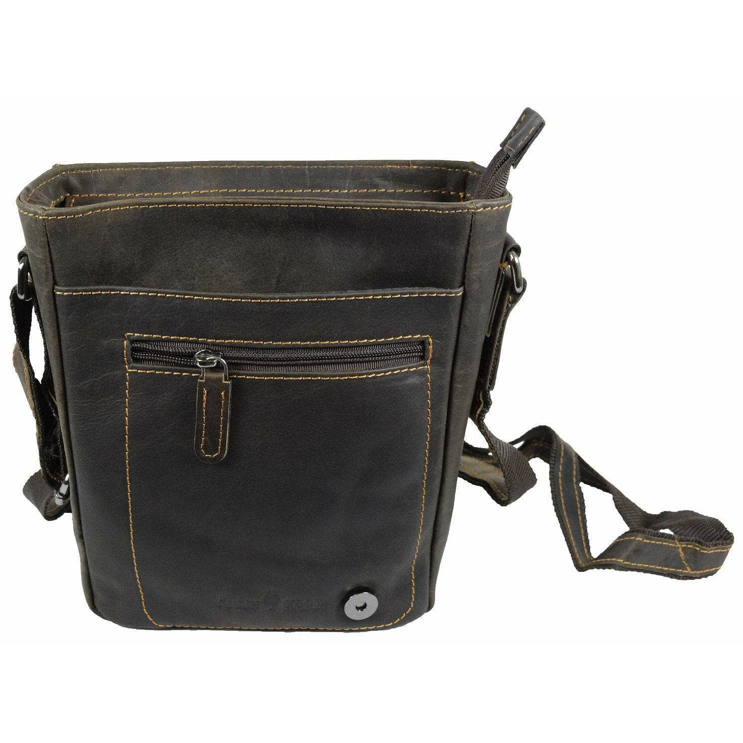 Greenwood Leather AU - Leather Shoulder Bag Brown - Hobart GW834BRN