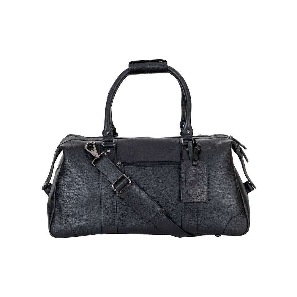 Greenwood Leather AU - Wildera Leather “Pioneer” Weekender Bag – Premium Full-Grain Leather Travel Duffel