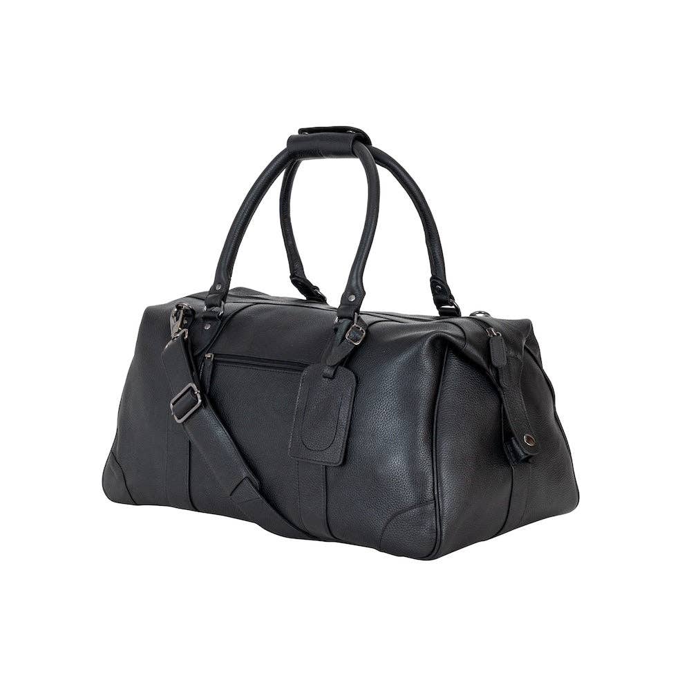 Greenwood Leather AU - Wildera Leather “Pioneer” Weekender Bag – Premium Full-Grain Leather Travel Duffel
