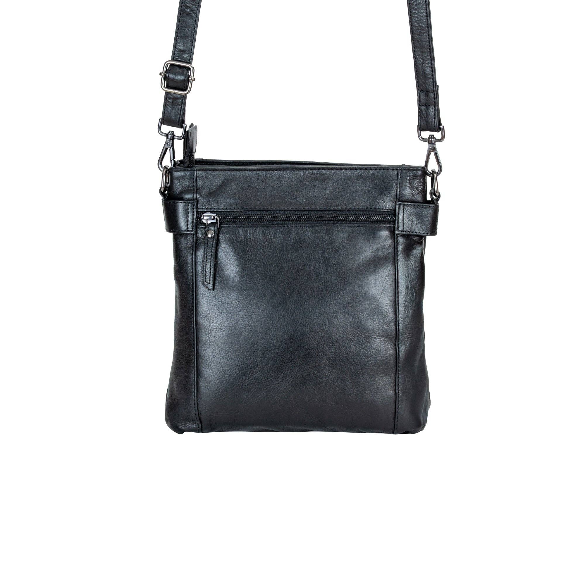 Greenwood Leather AU - Leather Shoulder Bag 'Isalie' Black