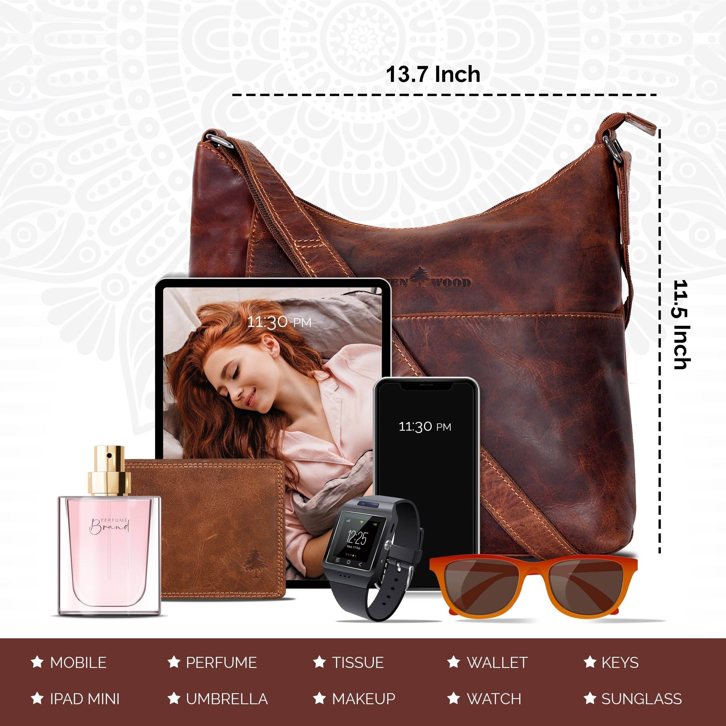 Greenwood Leather AU - Ladies Shoulder Bag Layla Sandal GW193013SAN