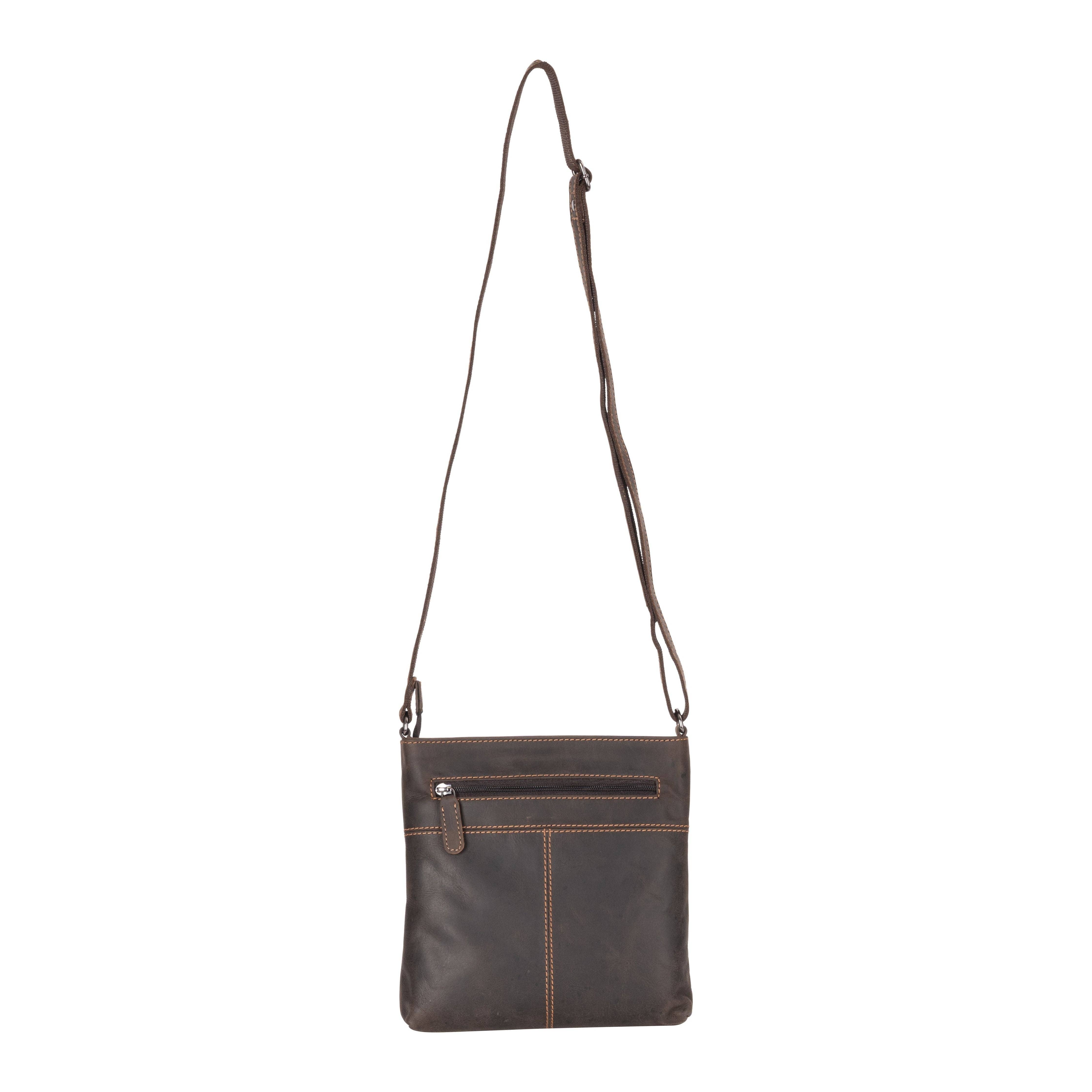 Leather Shoulder Bag Brown ST006BRN