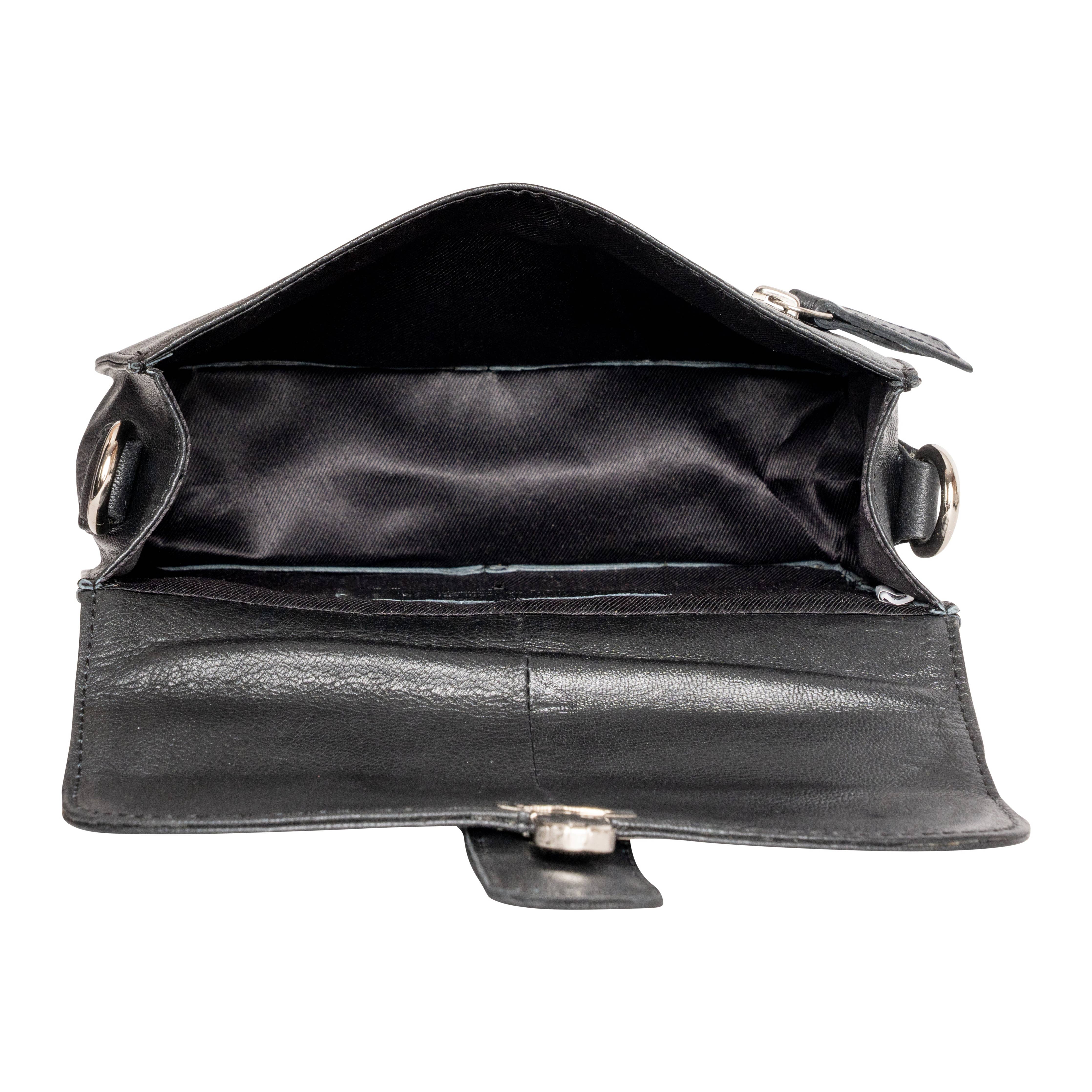Greenwood Leather AU - Leather Mobile Bag GW6814 Black