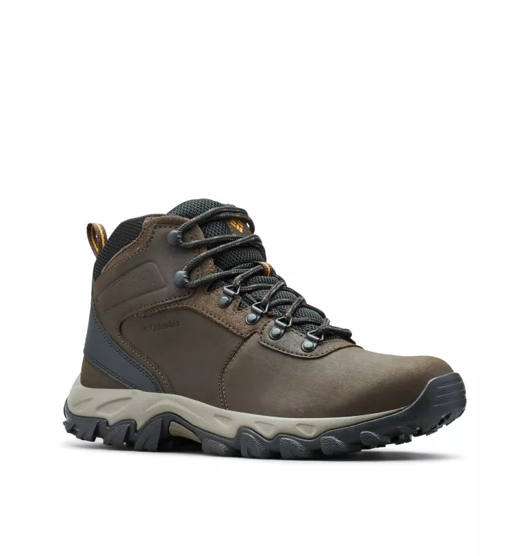 Columbia Men's Newton Ridge Plus II WP Wide Fit Cordovan Squash Hiking Boot