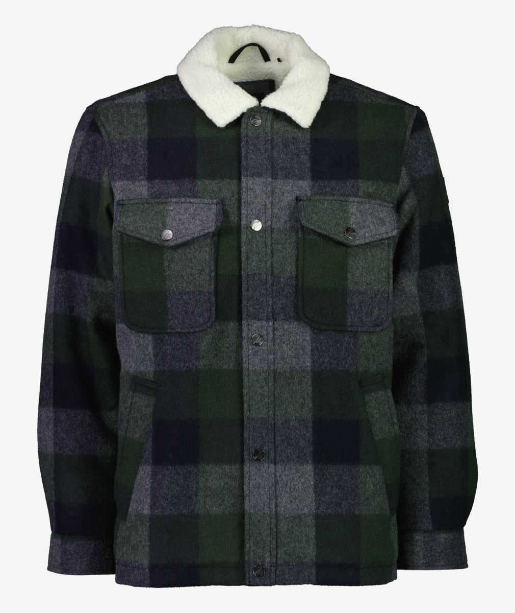 Swanndri Men's Jacket Kaituna Sherpa Lined Arthur's Pass Check