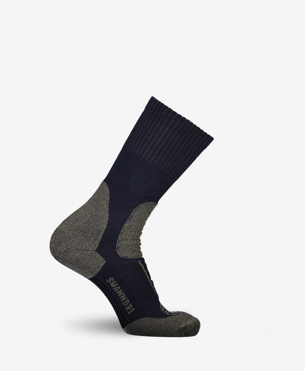 Swanndri Technical Mid Merino Blend Wool Boot Sock Navy