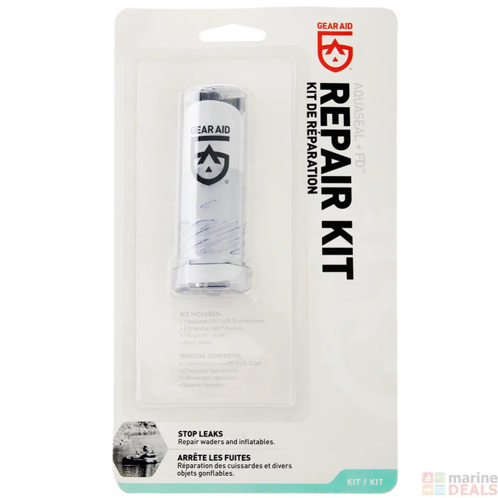 Aquaseal + FD Repair Kit Gear Aid Repair for Waders, Boots & Gear