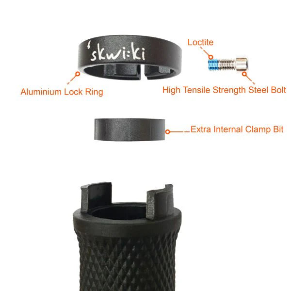 Skwi:ki MTB Waffle Lock On Grip