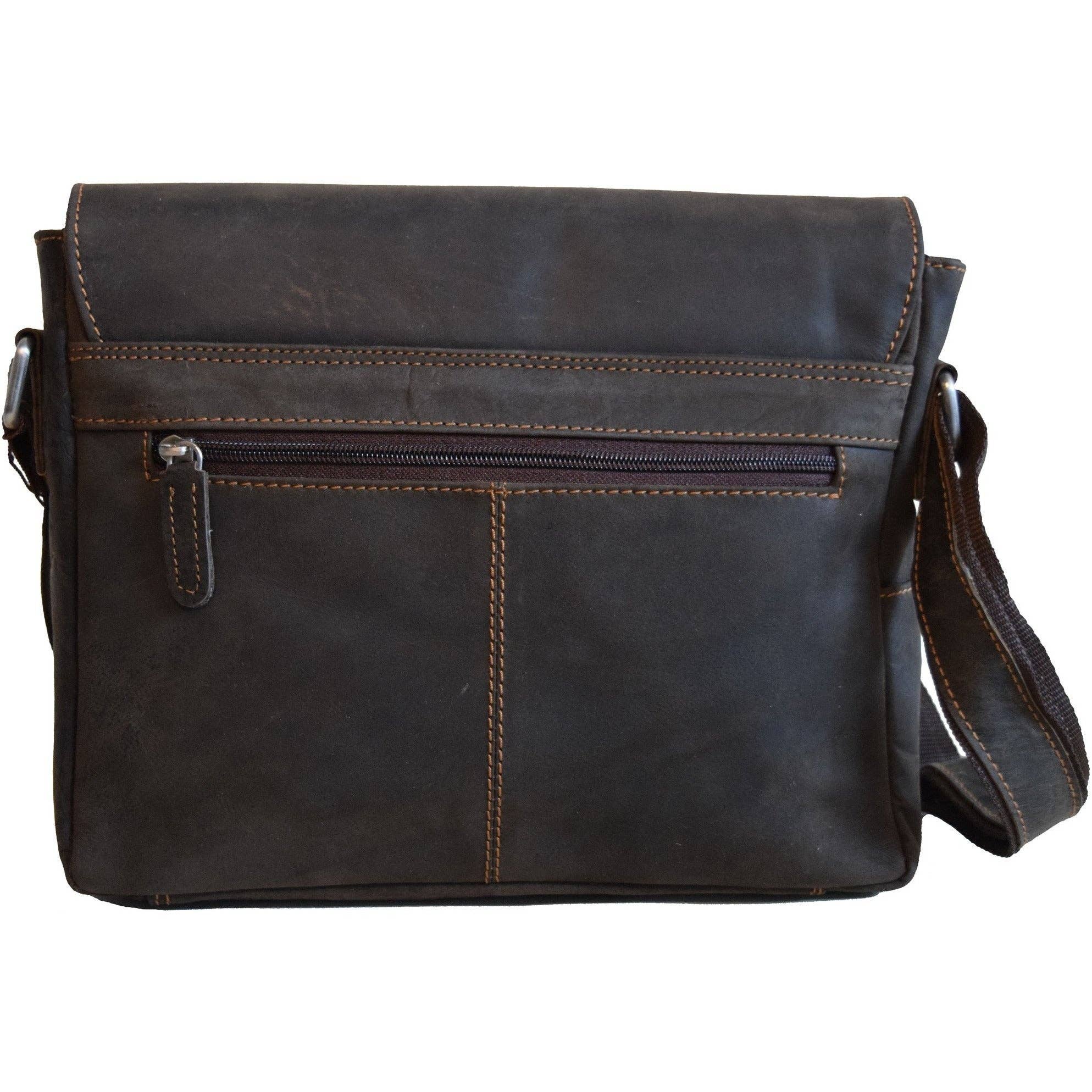 Greenwood Leather AU - Smart Messenger Steven 13" - Brown GW115BRN