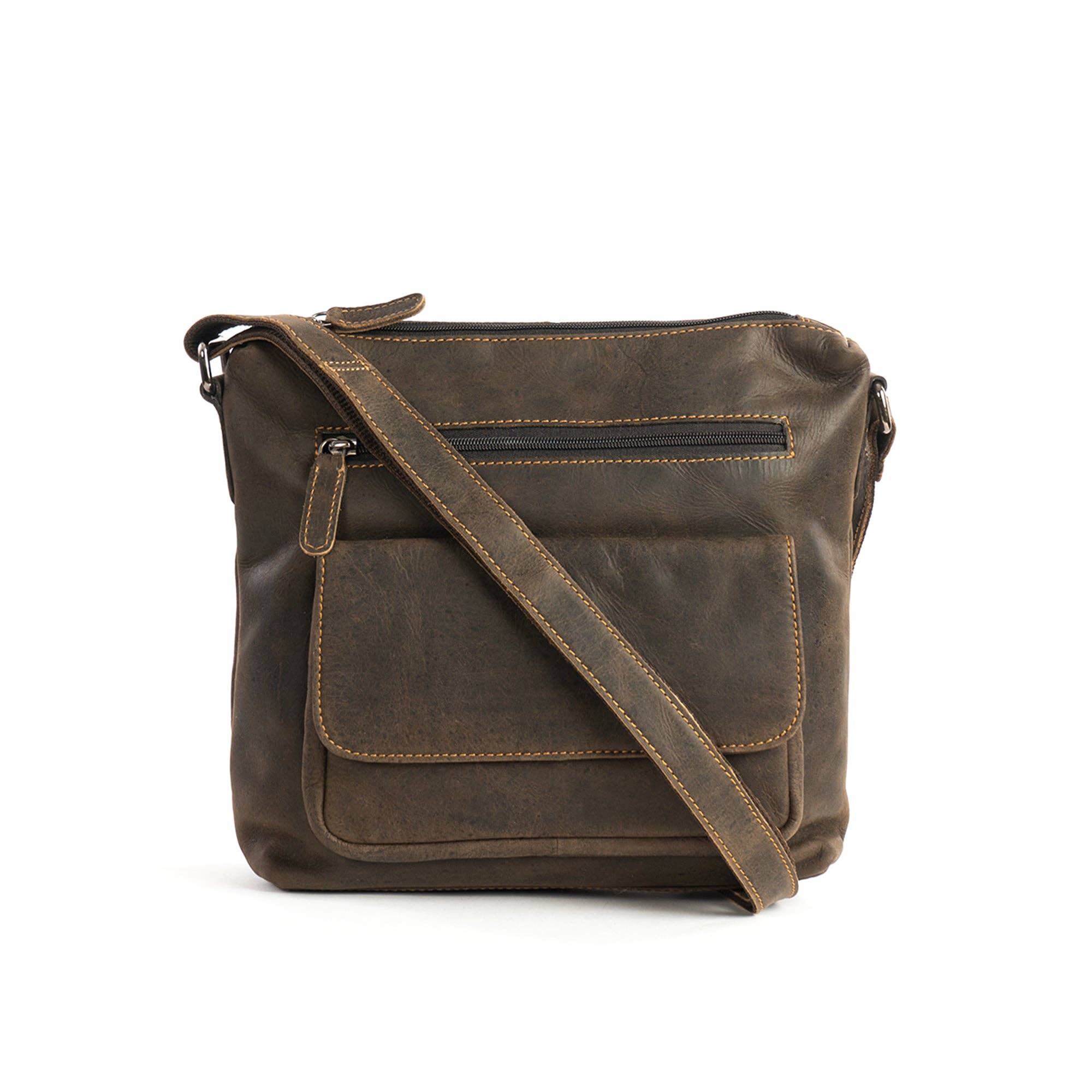 Greenwood Leather AU - Women Shoulder Bag LD004 Brown