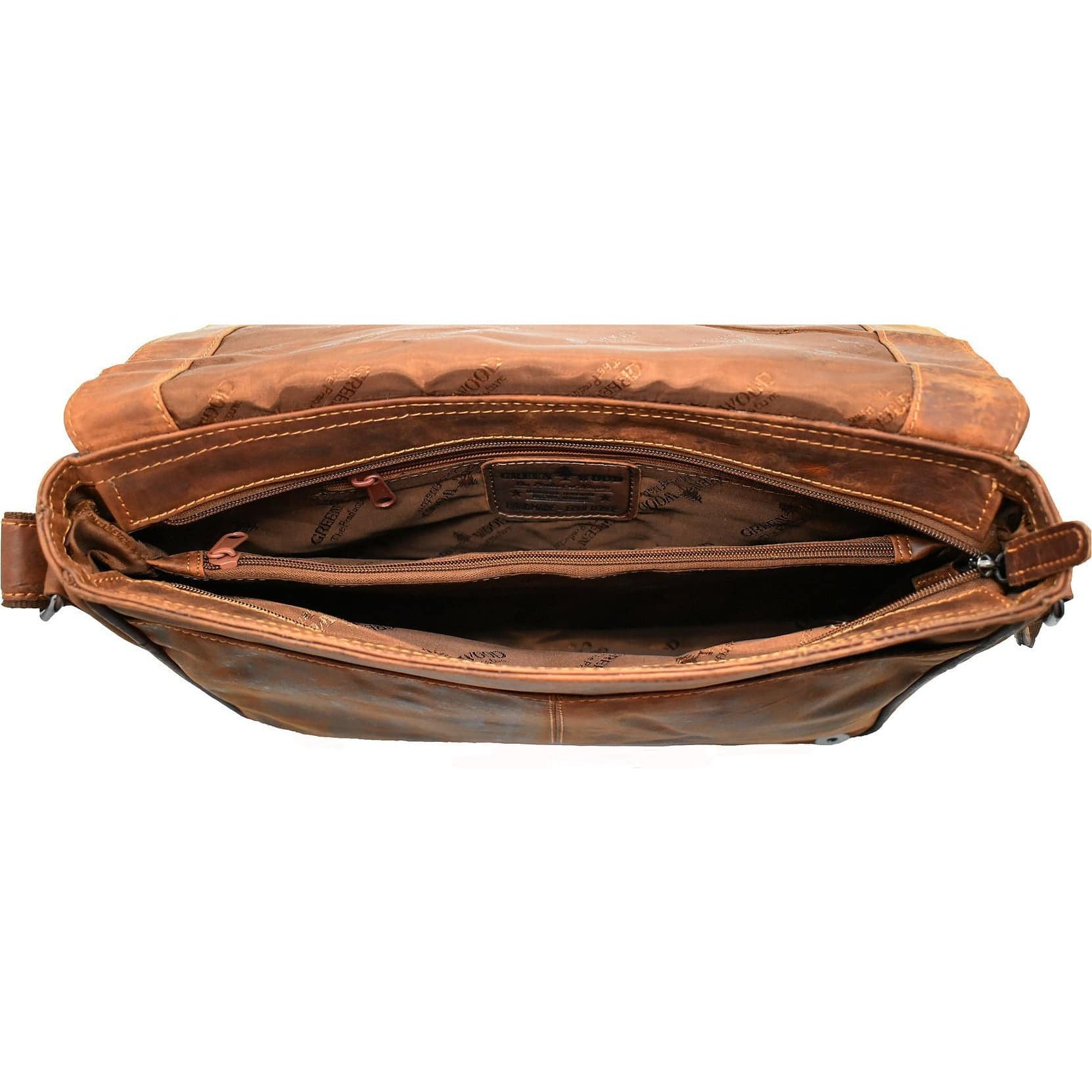 Leather Laptop Bag Berlin - Sandel GW588SAN