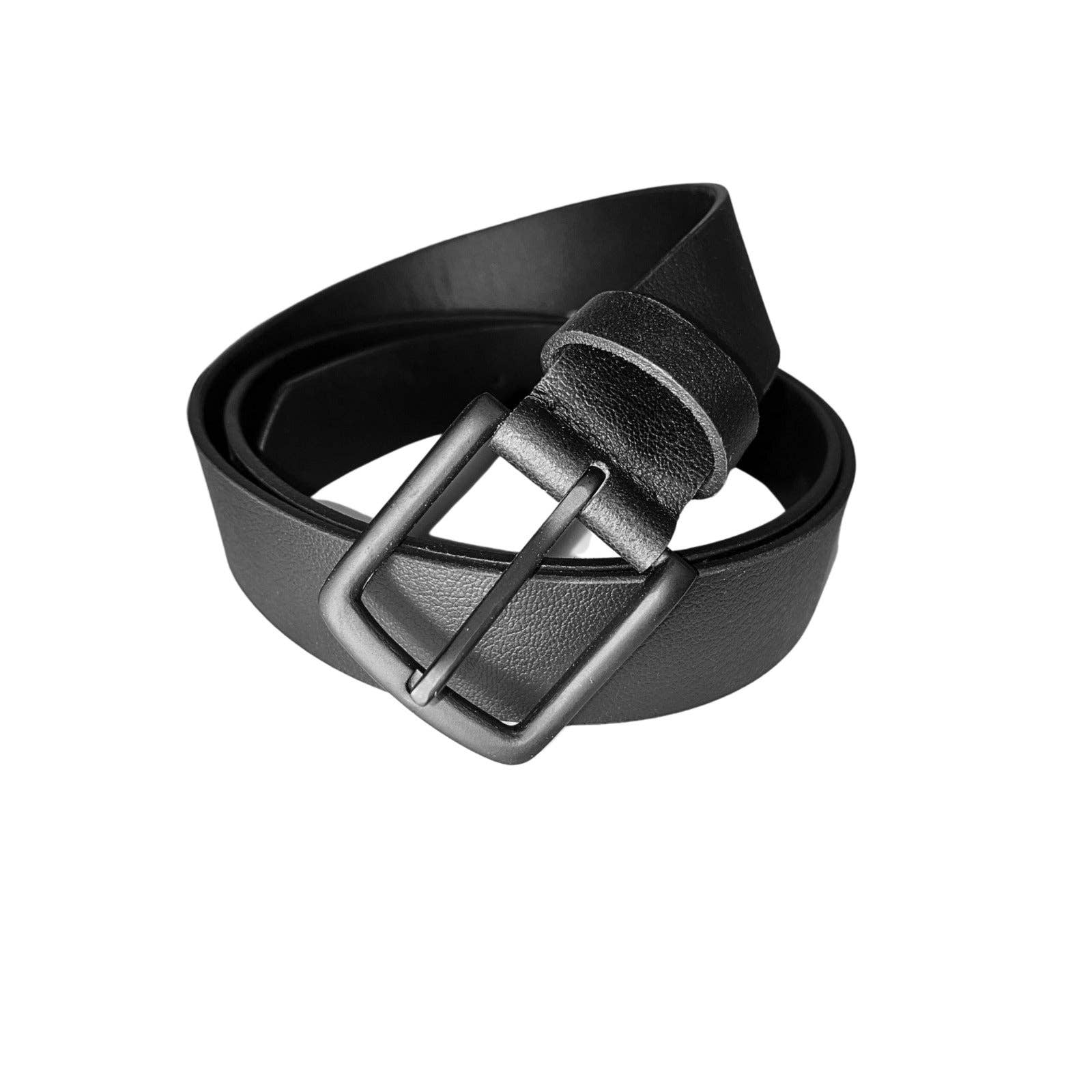 Greenwood Leather AU - Leather Belt Black with Black Buckle