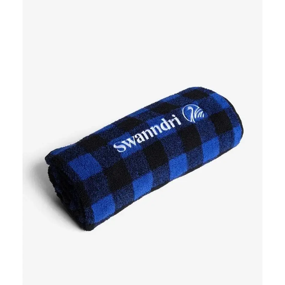 Beach Towel - ONE SIZE / BLUE/BLACK CHECK - GIFTWARE