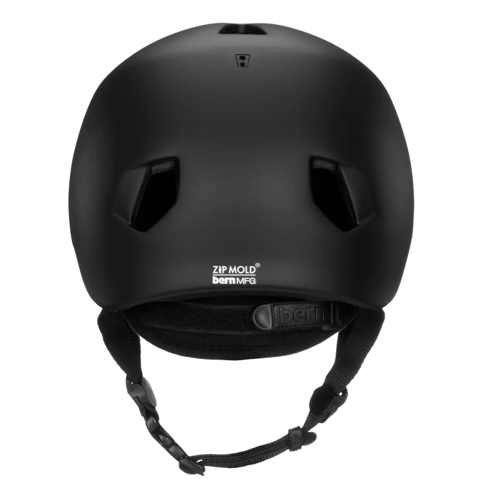 Bern Nino Matte Black w/ Flip Visor - Bern Helmet Nino Matte Black w/ Flip Visor - XS/S