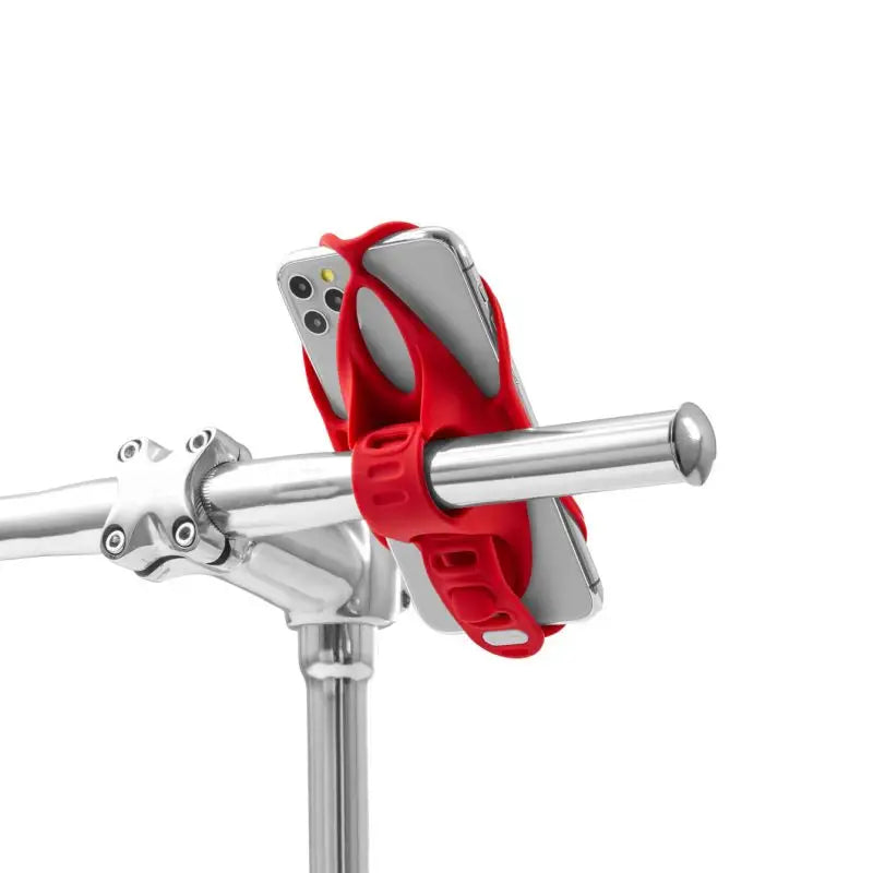 BIKE TIE 4 SMARTPHONE HOLDER H/BAR MOUNT - RED - BIKE P N