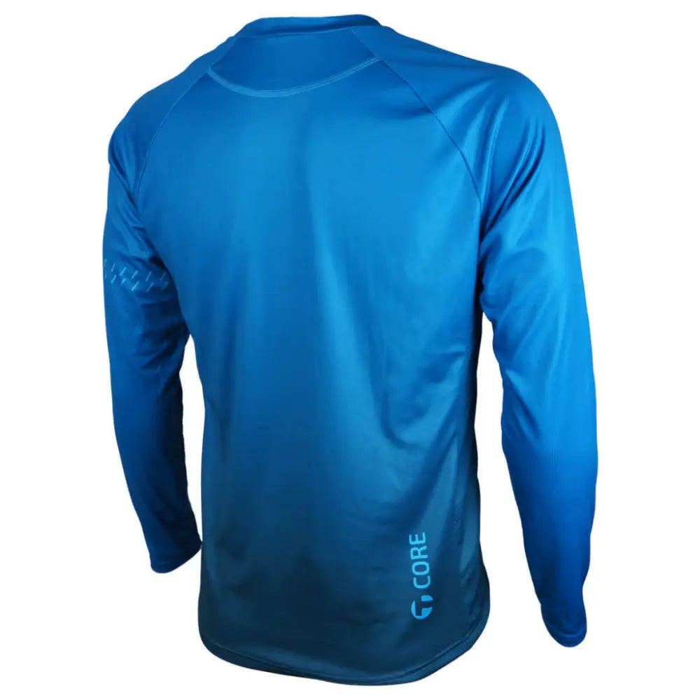 Blue Core Trail Long Sleeve Jersey - Apparel & Accessories > Clothing > Activewear > Bicycle Activewear > Bicycle