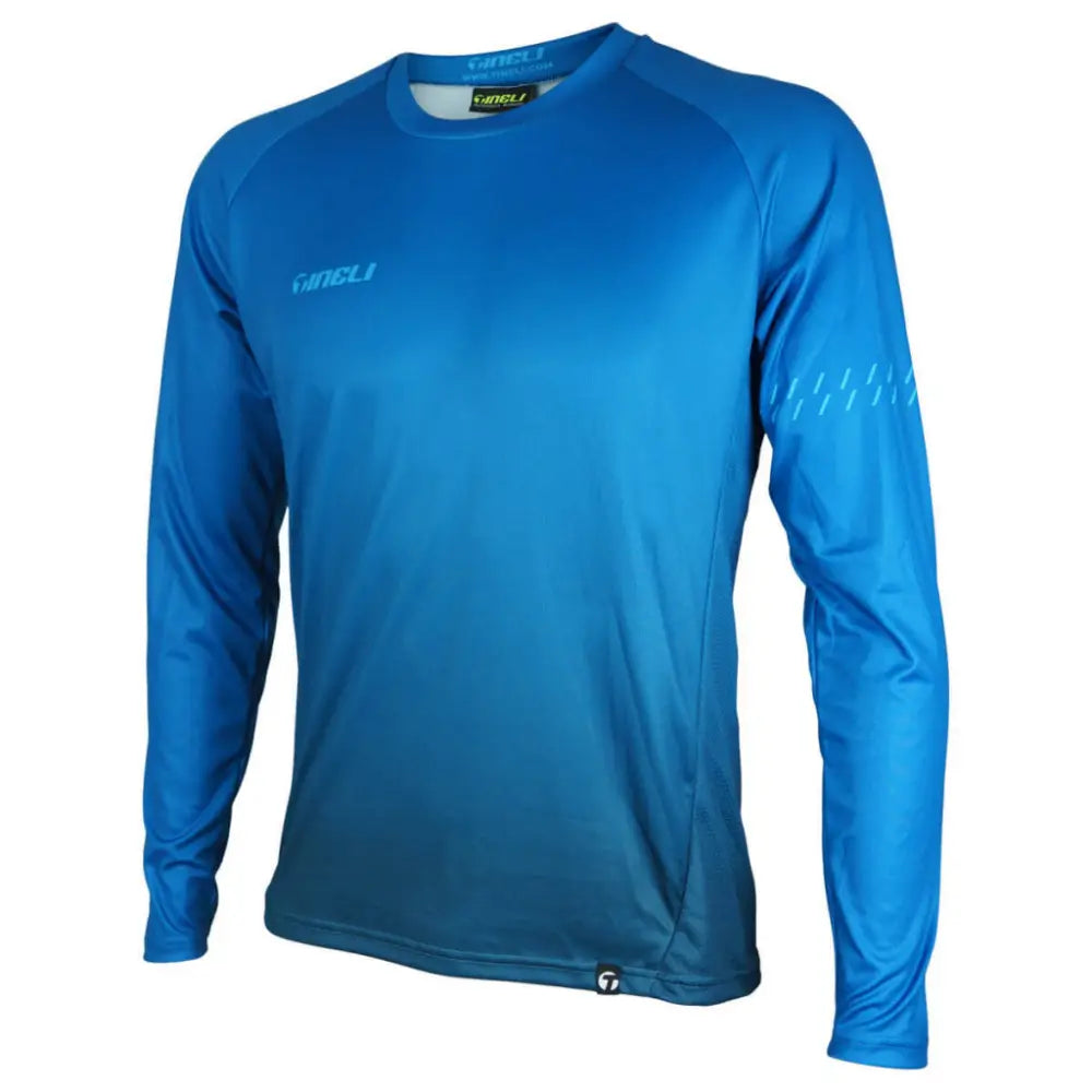 Blue Core Trail Long Sleeve Jersey - XS - Apparel & Accessories > Clothing > Activewear > Bicycle Activewear > Bicycle