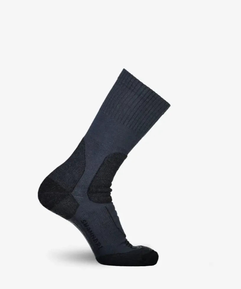 Swanndri Technical Mid Merino Blend Wool Boot Sock Gray