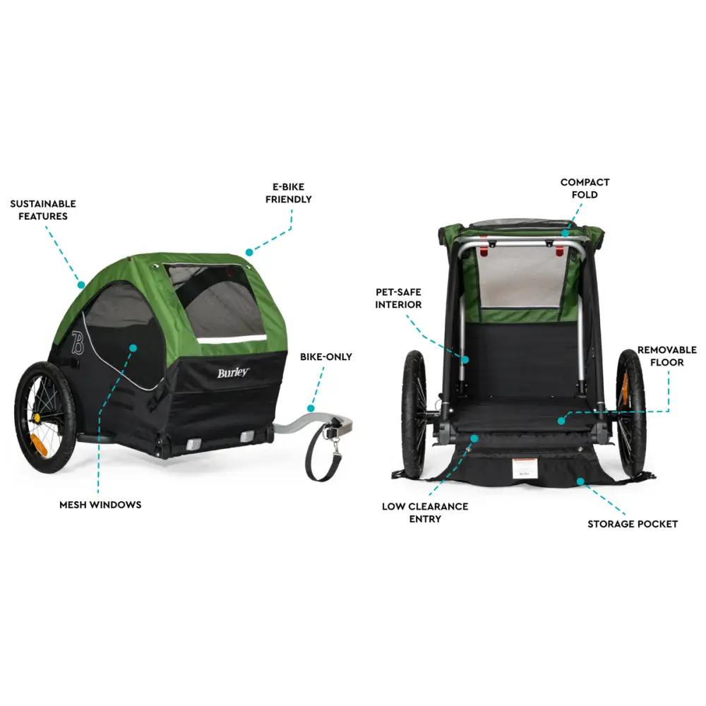Burley Tail Wagon Pet Trailer - Burley Trailer Tail Wagon
