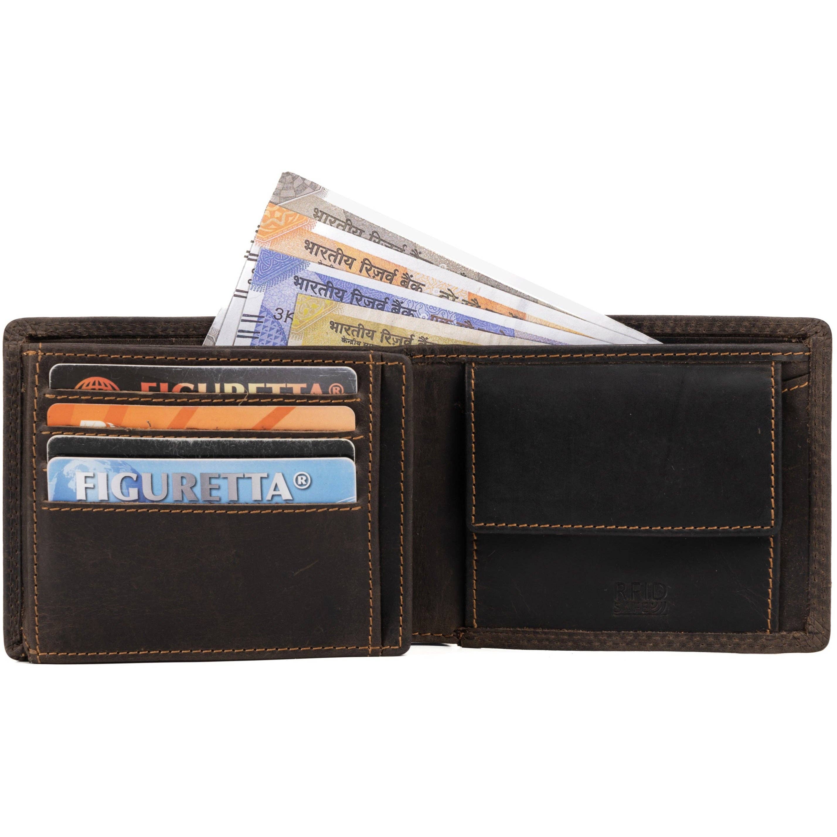Leather Wallet Brown GW2427BRN