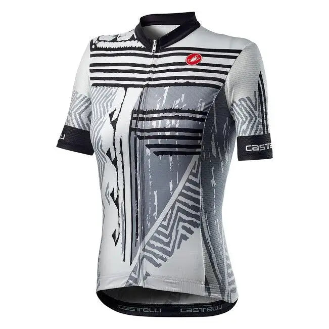 Castelli Astratta Jersey Women’s - Castelli Jersey Astratta Womens Black/White - L