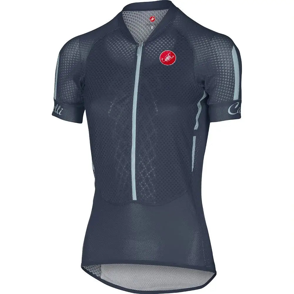Castelli Climber’s Jersey Women’s - Castelli Jersey Climber’s Women’s Midnight Navy/Pale Blue - S