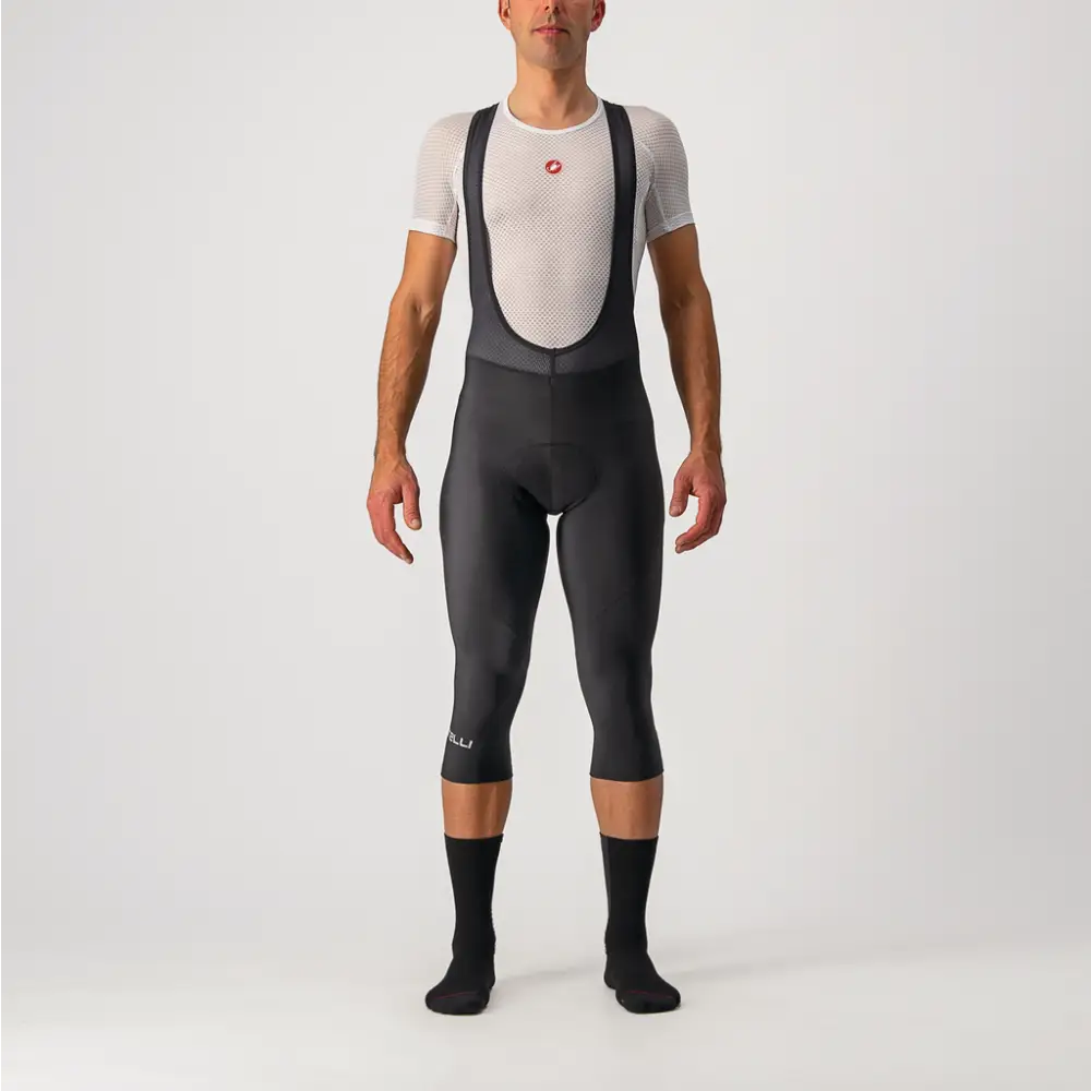 Castelli Entrata Thermal Bibknicker Men’s - Castelli Bibknicker Entrata Thermal Black - 2XL