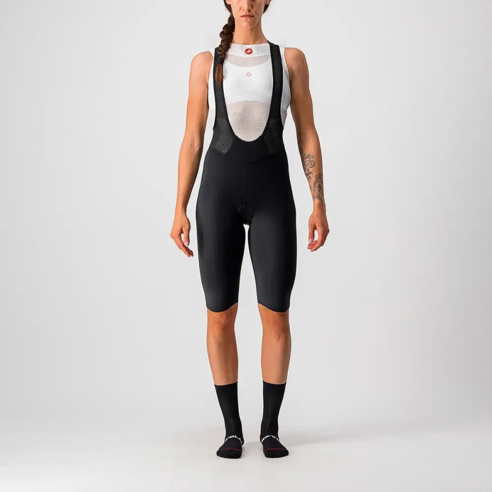 Castelli Omloop Nano Bibshort Women’s - Castelli Bibshort Omloop Nano Womens Black - M