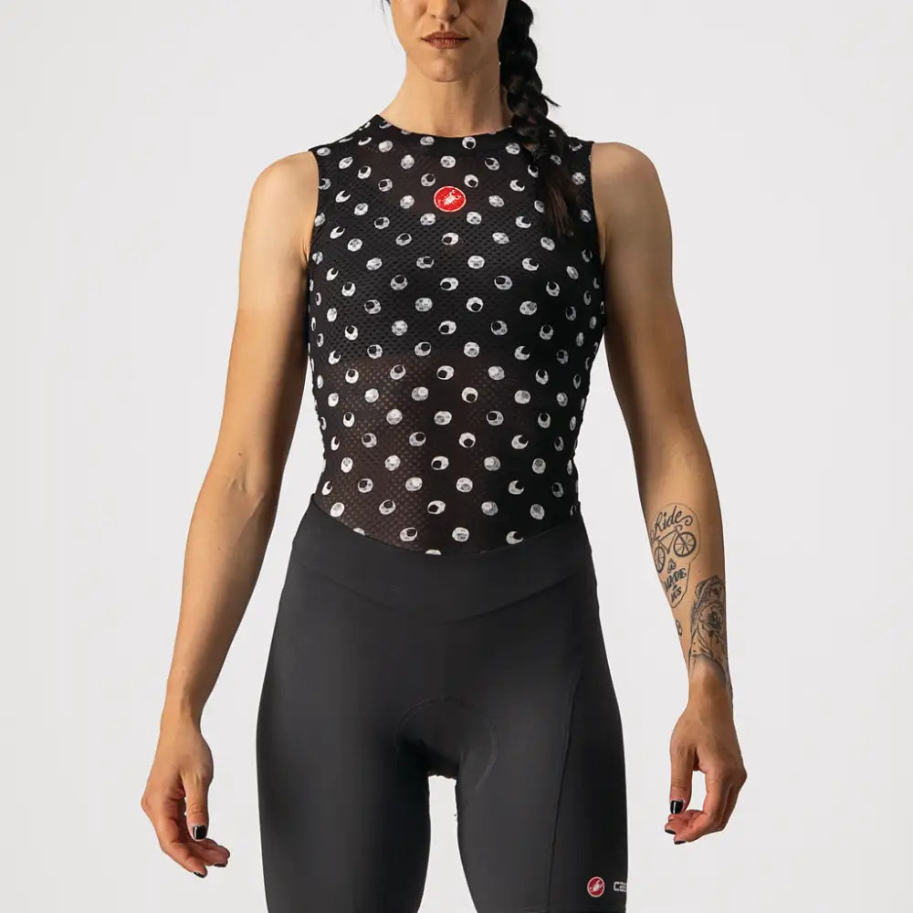 Castelli Pro Mesh 3 Sleeveless Baselayer Women’s - Castelli Baselayer Pro Mesh 3 Sleeveless Women’s Light Black - L