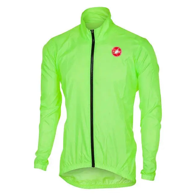Castelli Squadra ER Jacket Men’s - Castelli Jacket Squadra ER Yellow Fluro - XS
