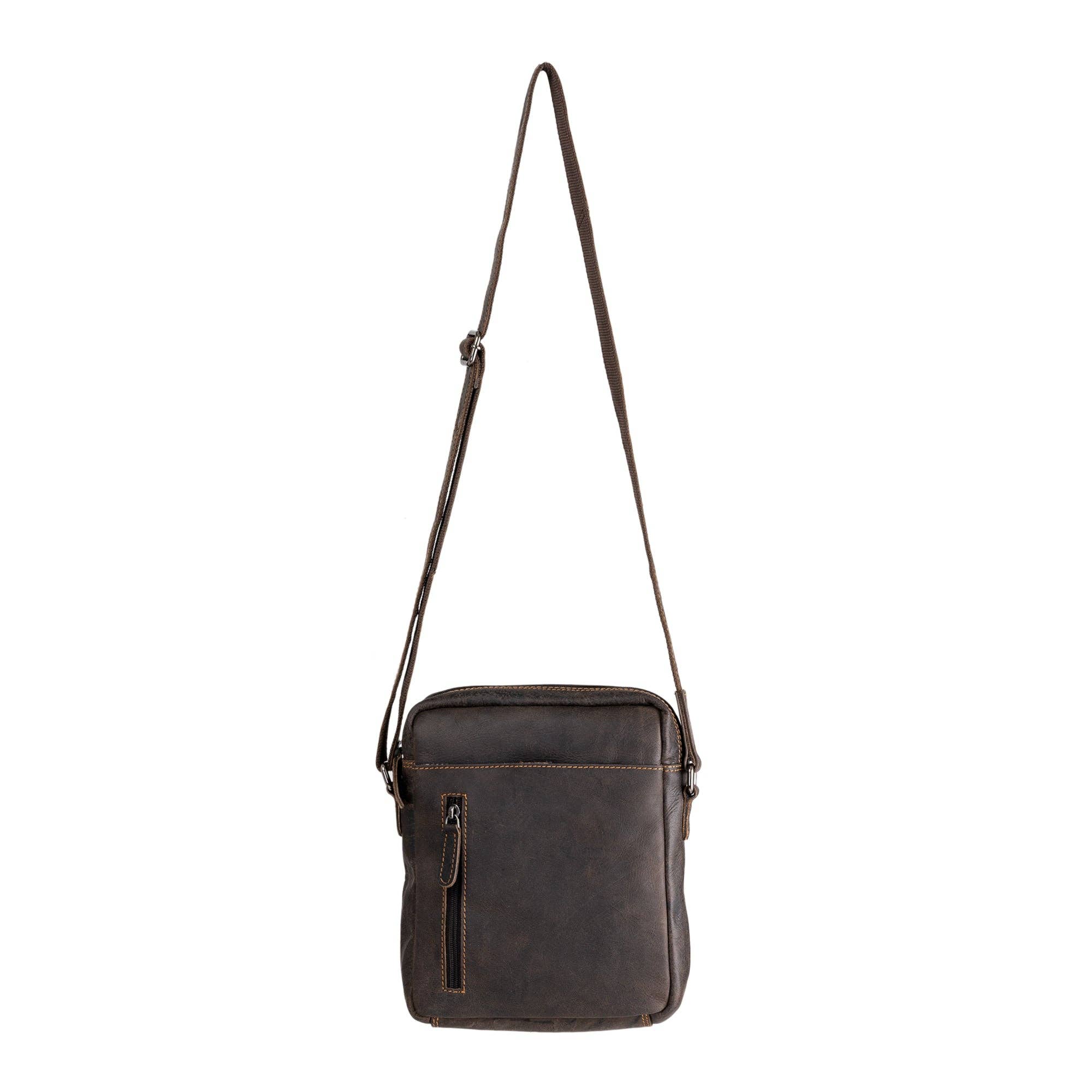 Greenwood Leather AU - Leather Shoulder bag Dallas - Unisex Brown GW191049BRN